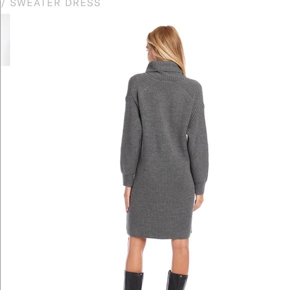 Karen Kane NWT TURTLENECK SWEATER DRESS - Picture 2 of 9